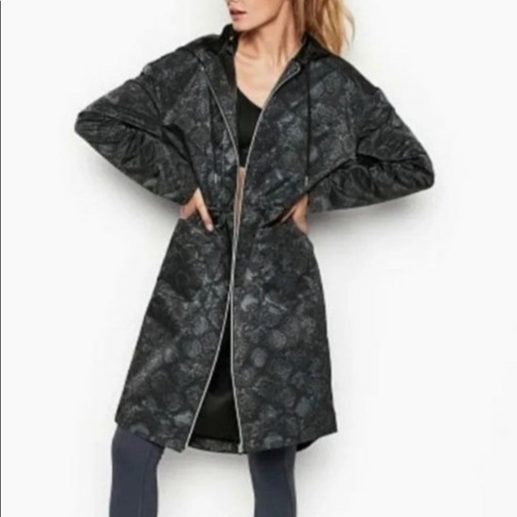 Victoria's Secret Jackets & Blazers - Victoria’s Secret long jacket snake print NWT